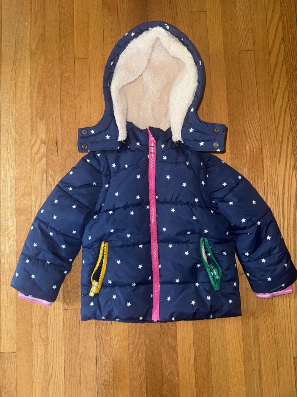 Mini Boden - Two-in-One Vest & Puffer Jacket- size 3-4Y
